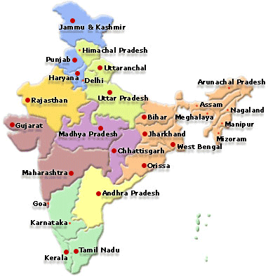 Alliance Public Relations India network map