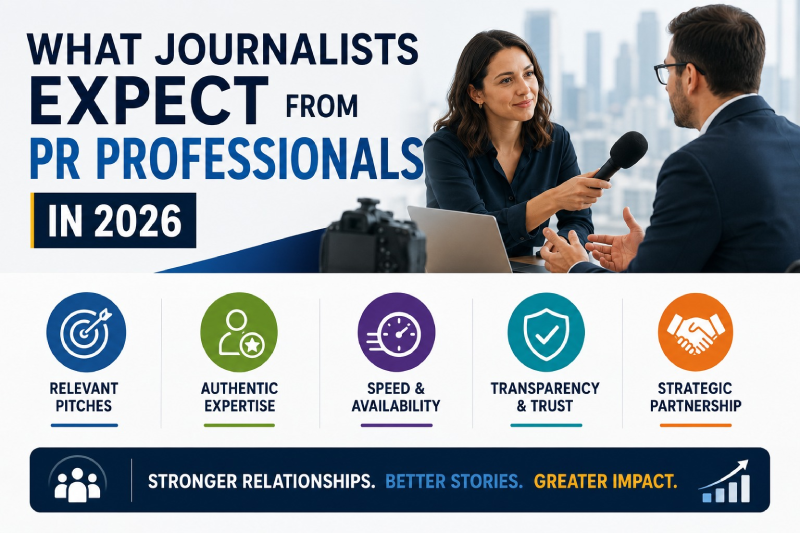 What Journalists Expect from PR Professionals in 2026