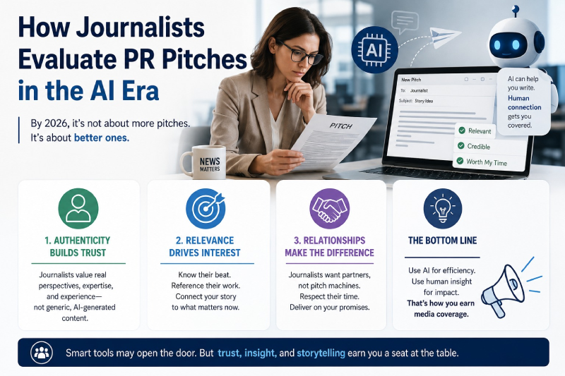 How Journalists Evaluate PR Pitches in the AI Era