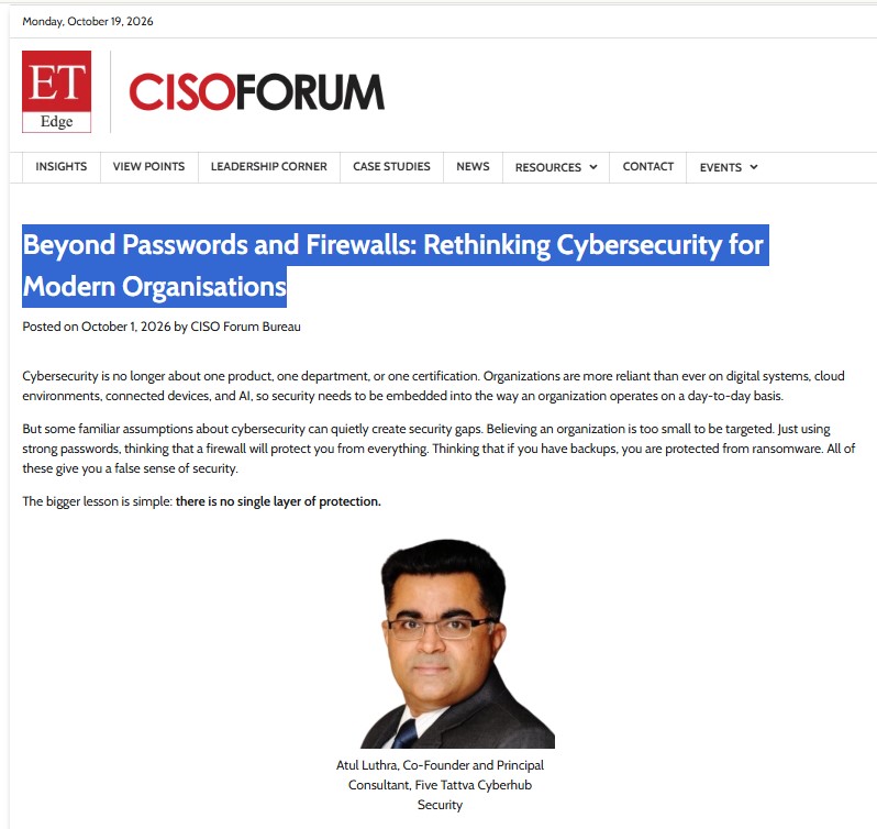 Beyond Passwords and Firewalls: Rethinking Cybersecurity for Modern Organisations